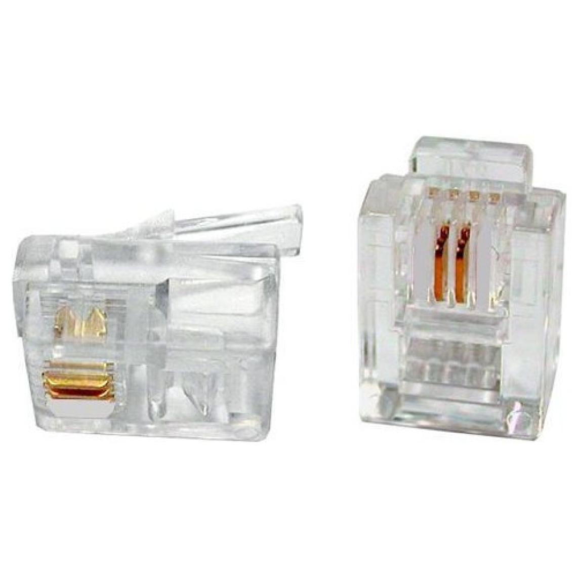 Ttec Business 6P2C (Rj11) Plug 100'lü Paket