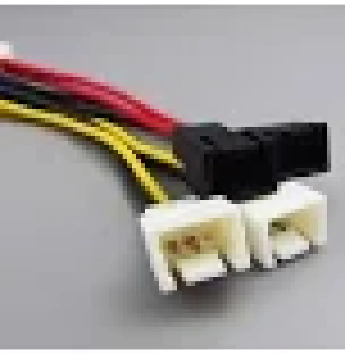 Alfais 4475 Fan Çoklayıcı Kablosu Splitter 4 Pin Switch 3 Pin 3 Port