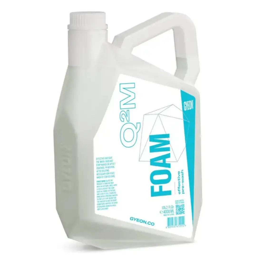 Gyeon Q²m Foam Araç Ön Yıkama Şampuanı Konsantre - 1000 ml - Yoğun Köpüklü Prewash Snow Foam