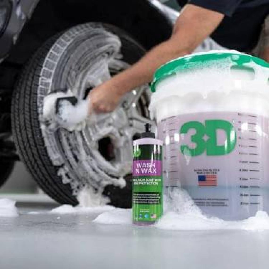 3D Wash N Wax- Cilalı Oto Şampuanı 3.79 Lt. 201 G 01