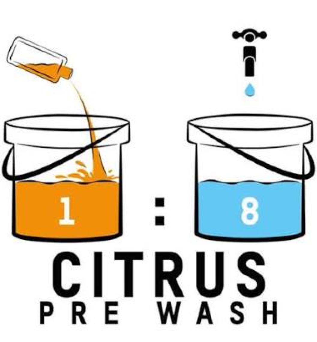 Valet Pro Citrus PRE Wash - Konsantre Güvenli Ön Yıkama Şampuanı 1 L
