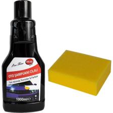 Gojo Cilalı Oto Şampuanı 1 Lt ve Yıkama Süngeri