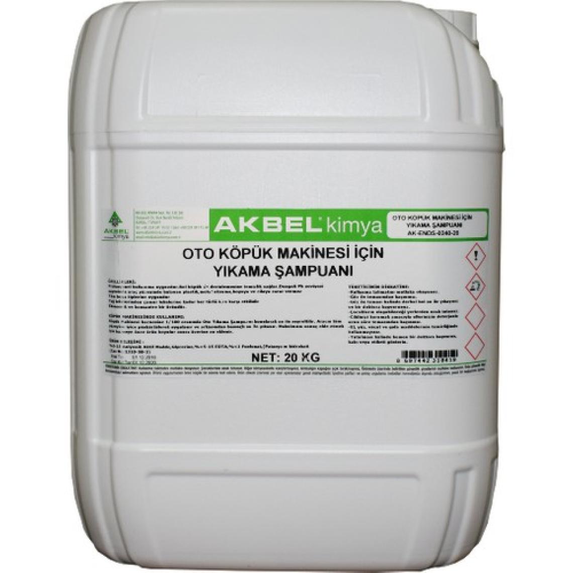 Akbel Oto Köpük Makinesi İçin Yıkama Şampuanı 20 kg 1/100
