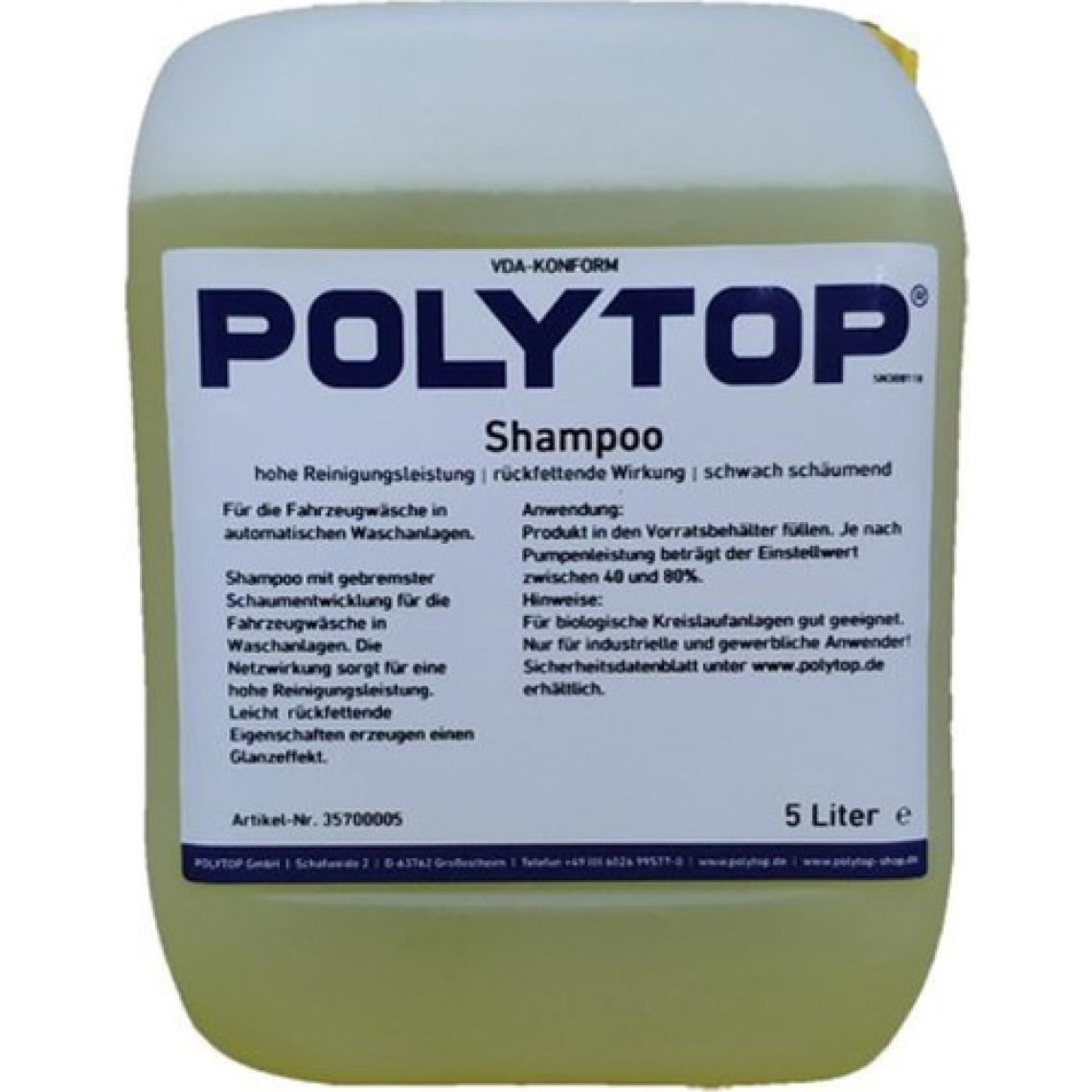 Polytop Shampoo Ph Notr Şampuan 5 Litre