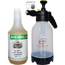 Akbel Köpük Yapan Basınçlı Pompa 2 Lt+Oto Şampuanı 1 Lt