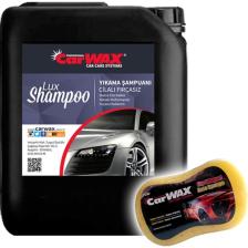 Carwax Cilalı Fırçasız Yıkama Şampuanı Gold Shine Shampoo 5 kg Uygulama Süngeri