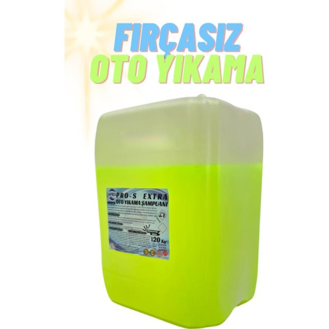 Apex Fırçasız Oto Yıkama Şampuanı, Cilalı Oto Şampuan 20 Kg, Araç Yıkama Köpüğü Oto Yıkama Süngeri Hediye