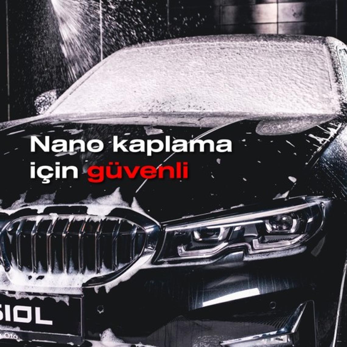 Nasiol Cleanion Pro New Formula Araç Konsantre Şampuan-500 Gr-Narenciye Kokulu, Fırçasız Oto Yıkama
