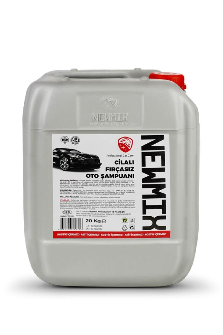Kostiksiz Cilalı Fırçasız Oto Araba Şampuanı-20 Kg