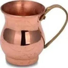 Turna Bakır Oyuncak Maşrapa 6 cm Düz Kırmızı TURNA5502-1