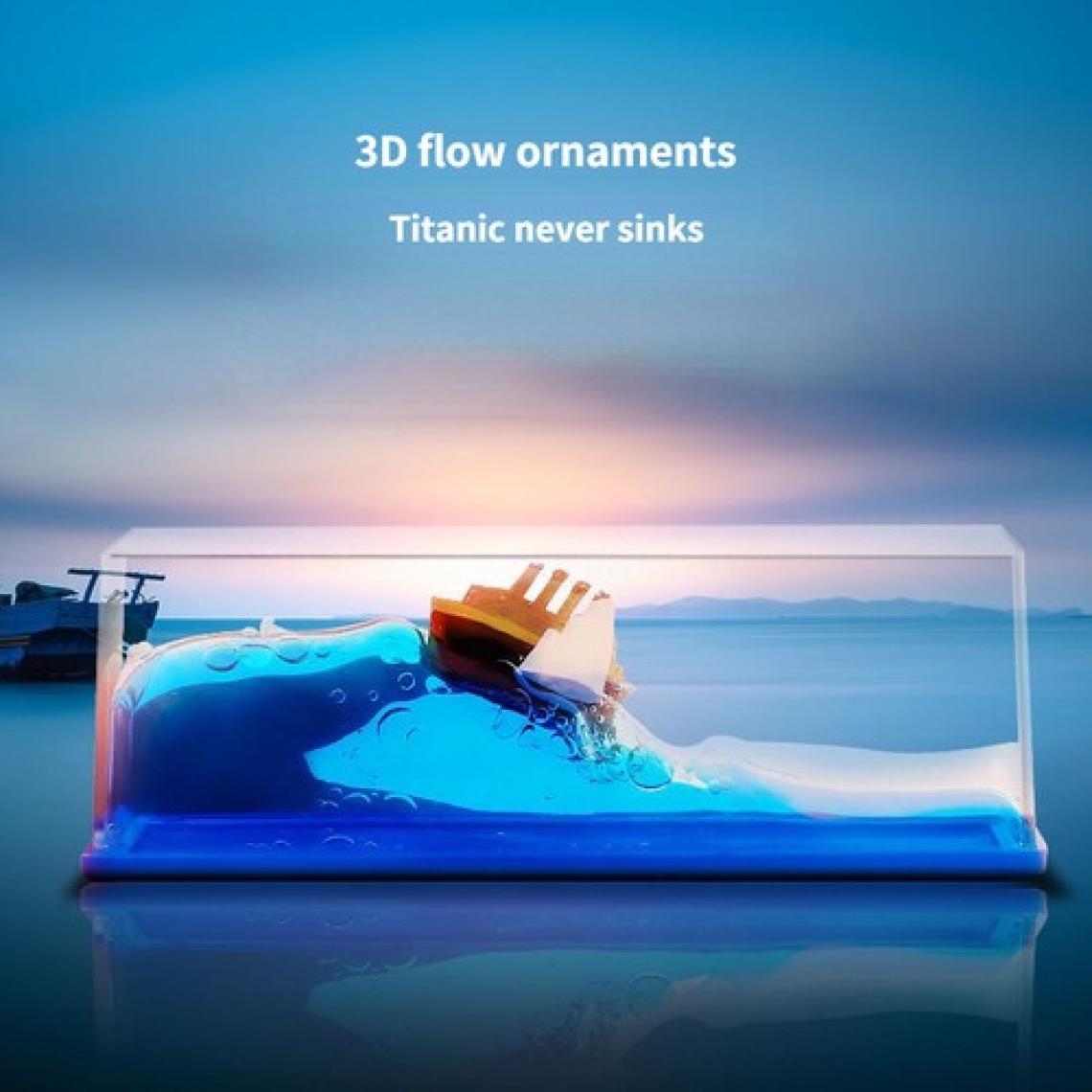 Taştan Ticaret Akvaryum Içinde Titanic Cruise Model Batmayan Gemi