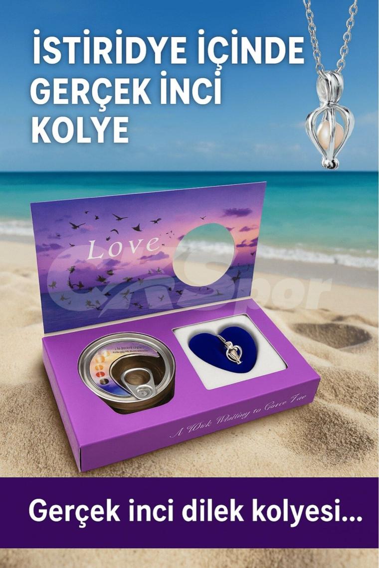 Adipa Istiridye Içinde Gerçek Inci Kolye