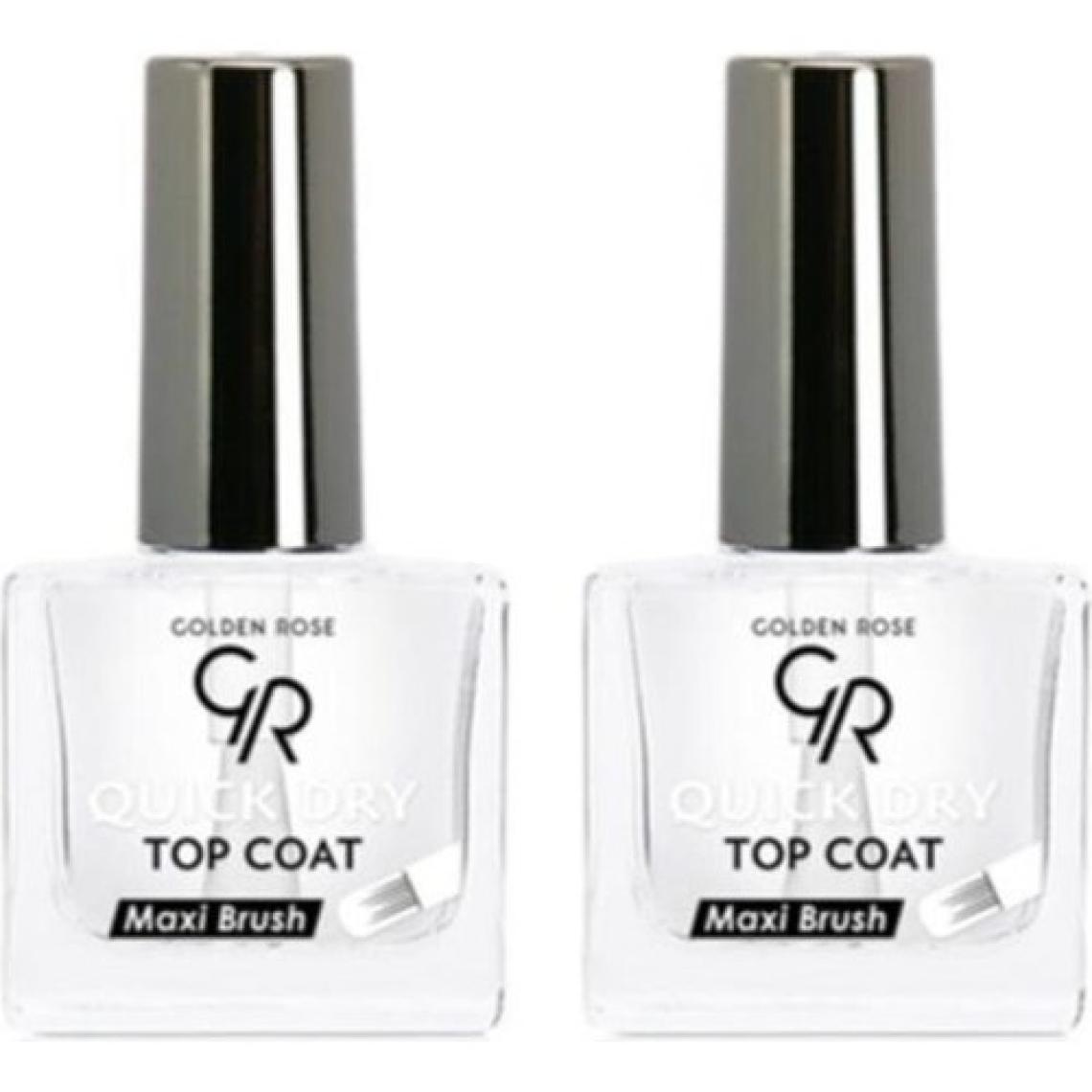 Golden Rose Hızlı Kuruyan Oje Kurutucu Top Coat - 60 Saniyede Kurur, UV Koruma, 2 Adet Mavi Renk, Profesyonel Kalite
