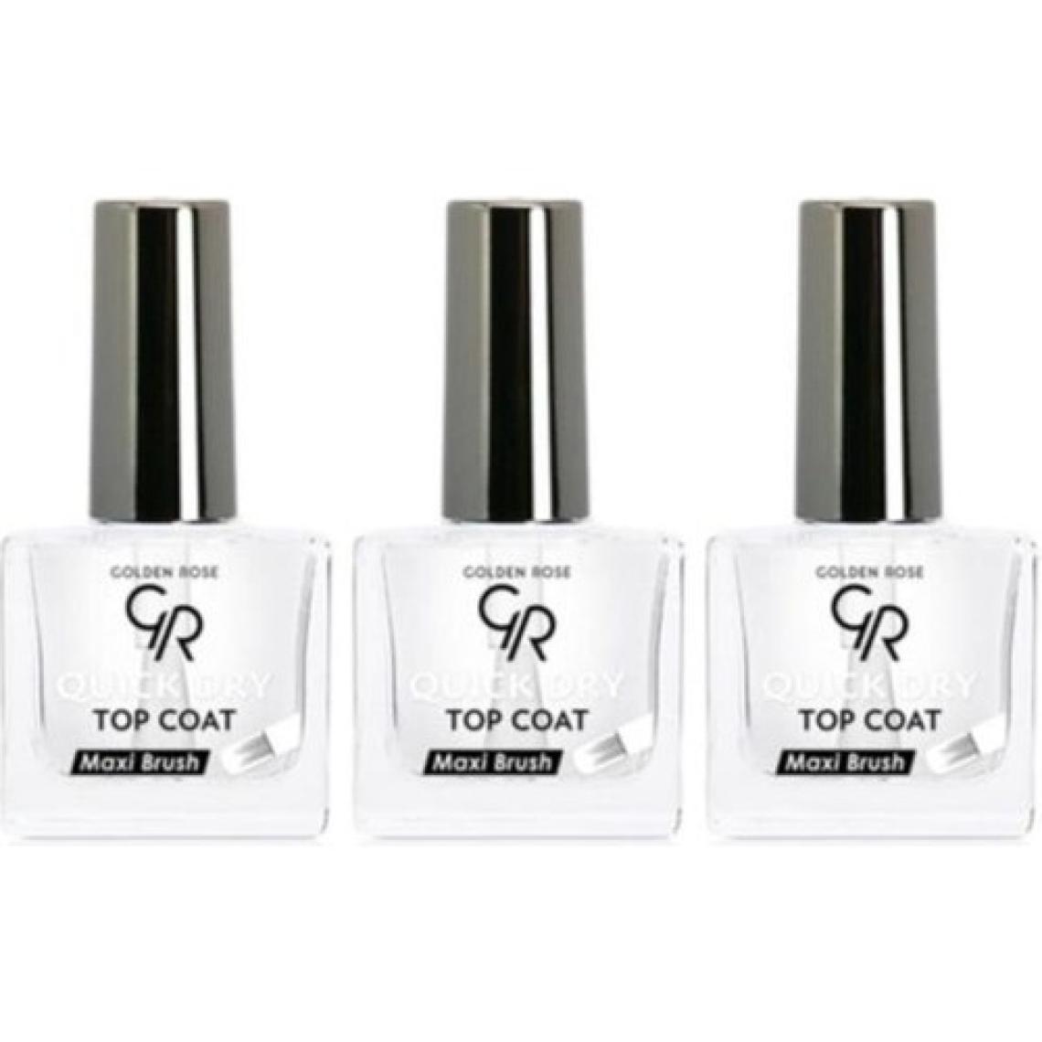 Golden Rose Quick Dry Top Coat |  Oje Kurutucu  3 Adet