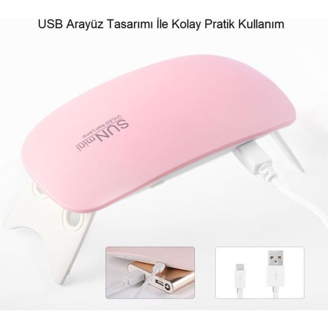 Triline Sun Mini 6 Watt USB Uv LED Tırnak Oje Kurutma Makinesi