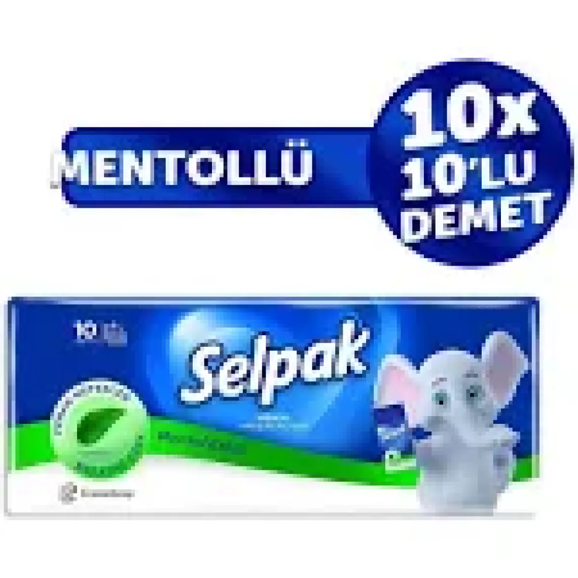Selpak Mentollü Mendil 10 Lu Paket 10 Adet (100 Adet)