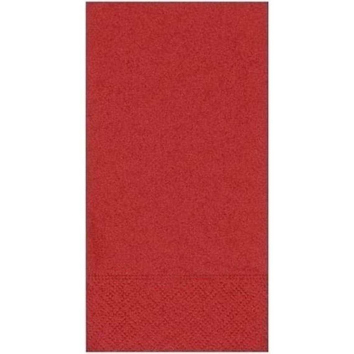 Omni 1/8 Garson Katlama Servis Peçetesi Kırmızı 33 x 33 cm 100 Adet