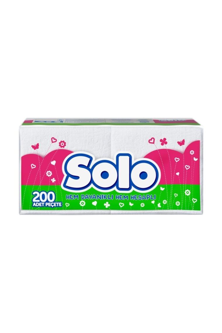 Solo Peçete 200'lü x 4'lü