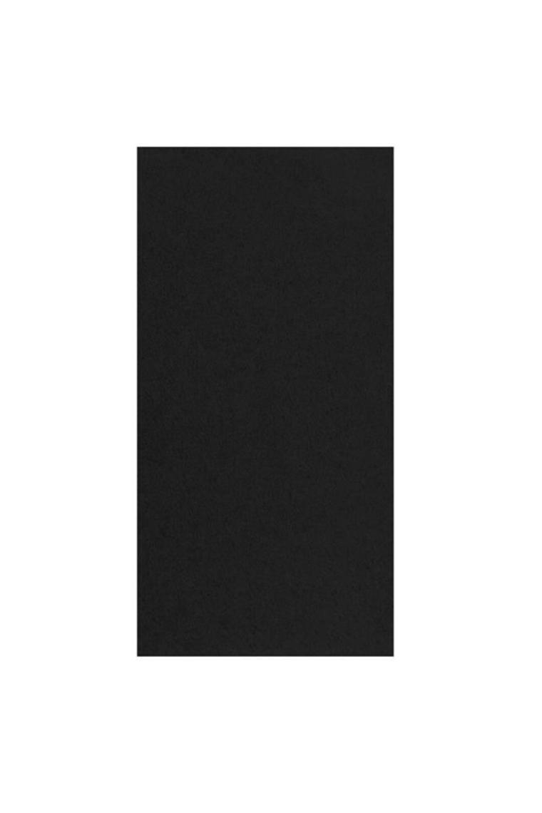 Only 33x33 Cm 1/8 Garson Katlı Servis Peçetesi 100 Adet Siyah