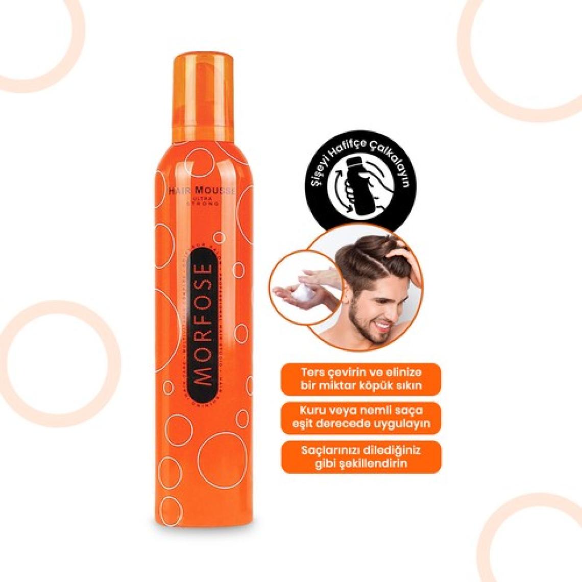 Morfose Saç Köpüğü Turuncu 350 ml 2 Adet