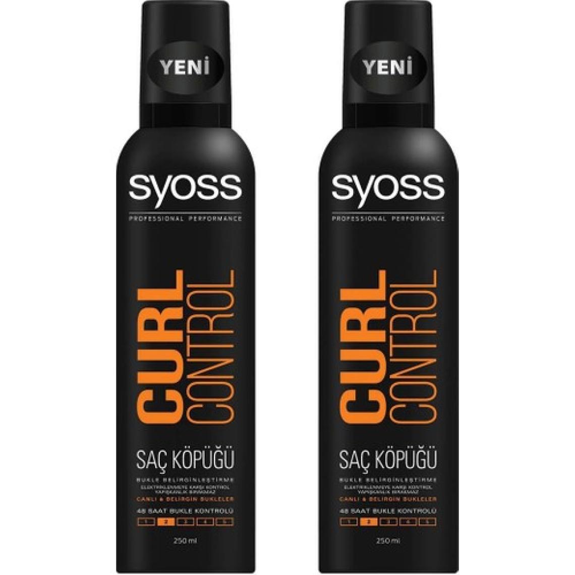 Syoss Curl Control- Bukle Belirginleştirici Köpük 250 Ml X 2 Adet