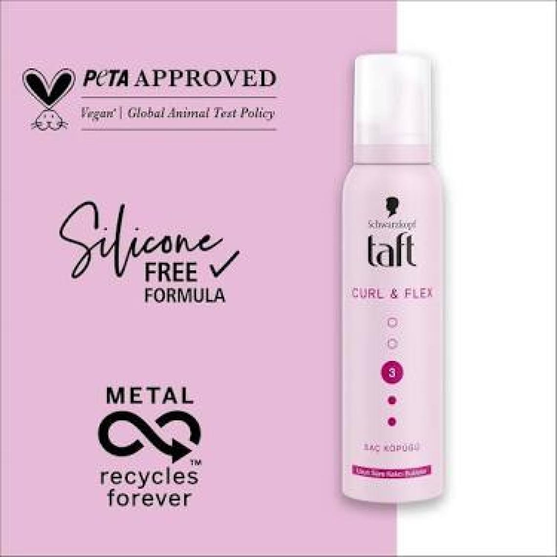 Taft Curl and Flex Köpük 150 ml