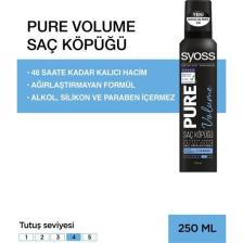 Syoss Pure Volume Saç Köpüğü 250 ml