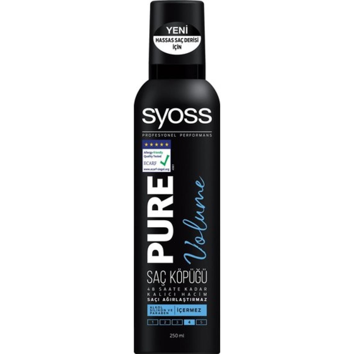 Syoss Pure Volume Saç Köpüğü 250 ml