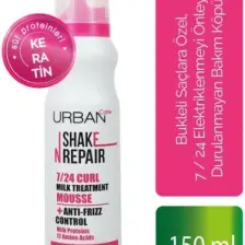URBAN Care Shake N Repair 7/24 Bukleli Saçlar için Onarıcı Bakım Köpüğü - 150 ml