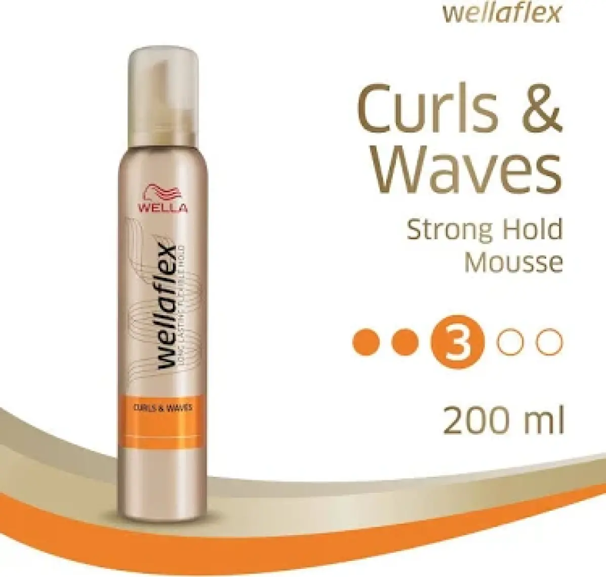 Wella Curls Definition Bukle Belirginleştirici Saç Köpüğü Strong Hold - 200 ml