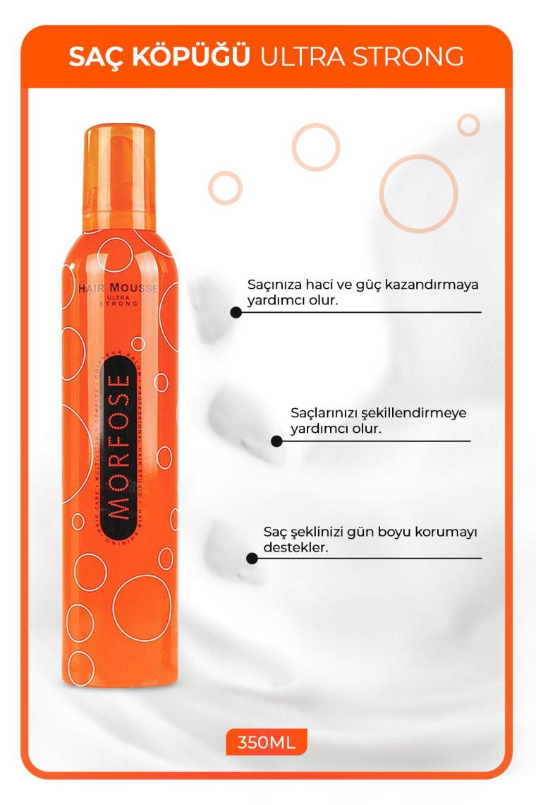 Turuncu Saç Şekillendirici Köpük (MOUSSE) | Ultra Strong 2x350ml.