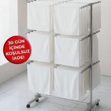 Silver Lüks Çamaşır Kurutmalık 3 Katlı Eco