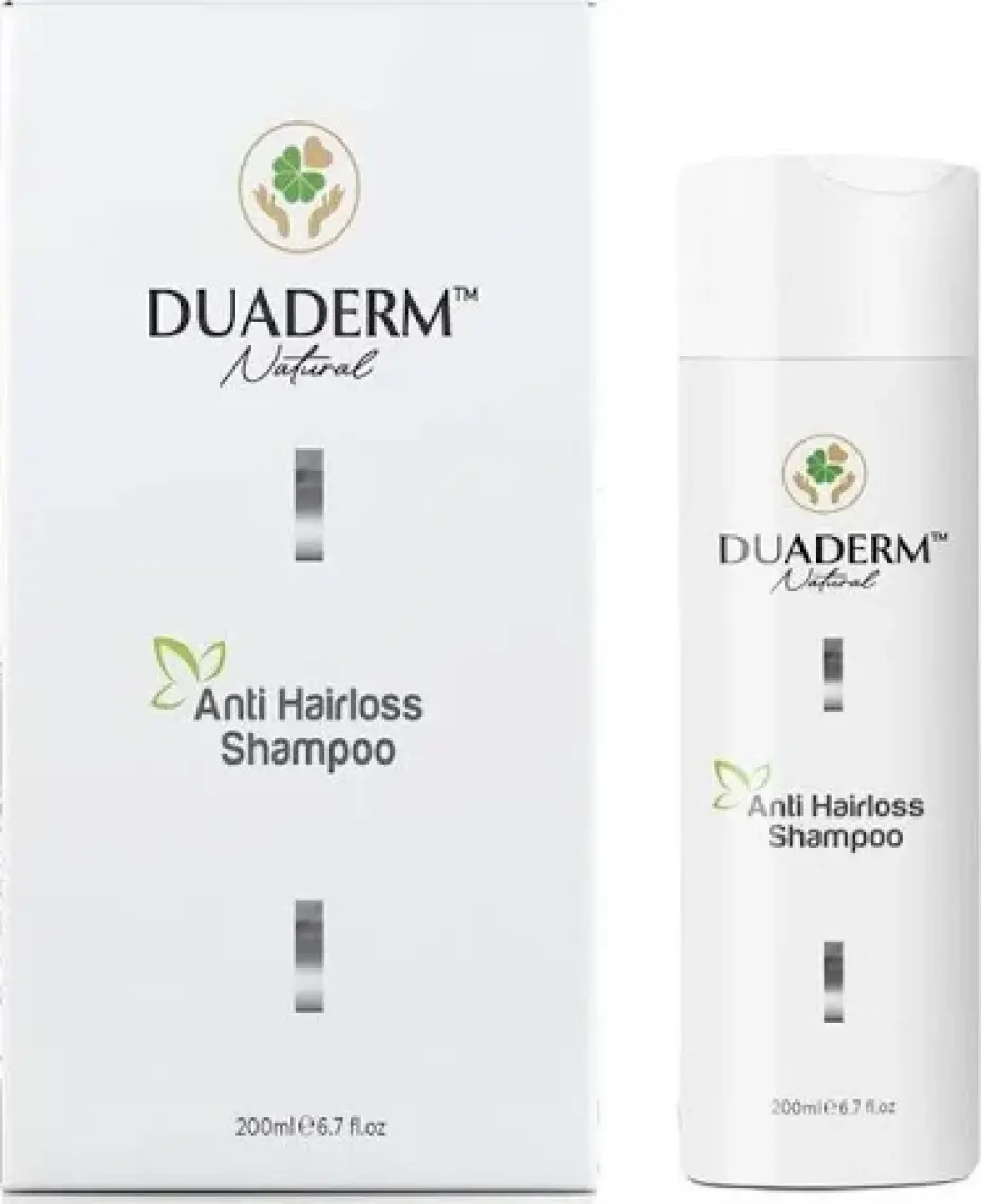 Duaderm Saç Dökülmesine Karşı Şampuan (Biotin, Pantenol, Doğal Özler) 200 ml