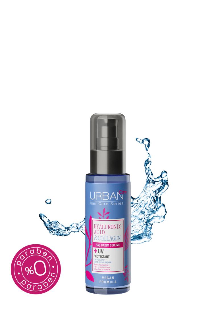Hyaluronik Asit&Kolajen Kuru ve Cansız Saçlara Özel Saç Bakım Serumu-75ML-UV Koruma