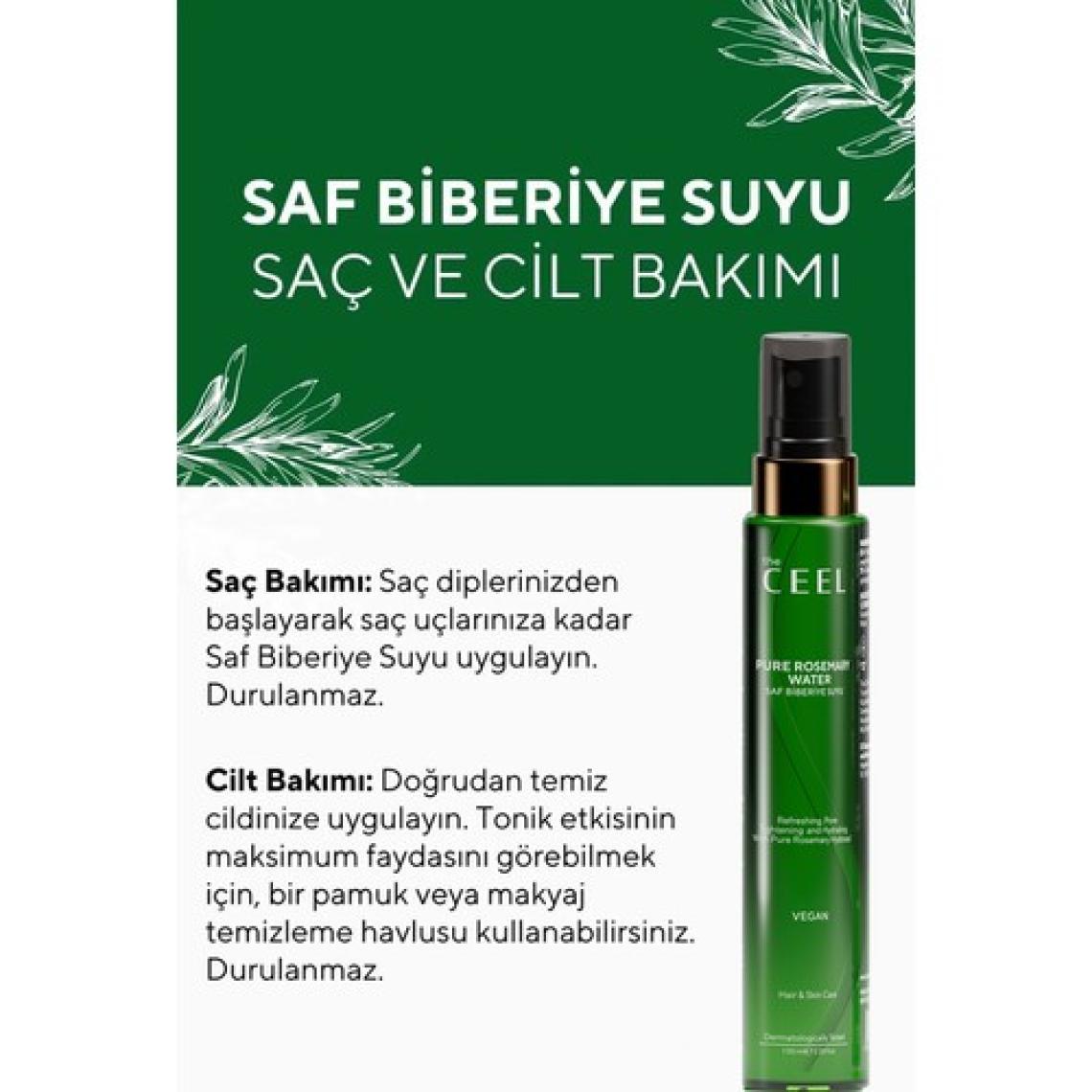 The Ceel 3'lü Saç Bakım Seti- Dökülme Karşıtı ve Aşırı Yıpranmış Saçlara Özel