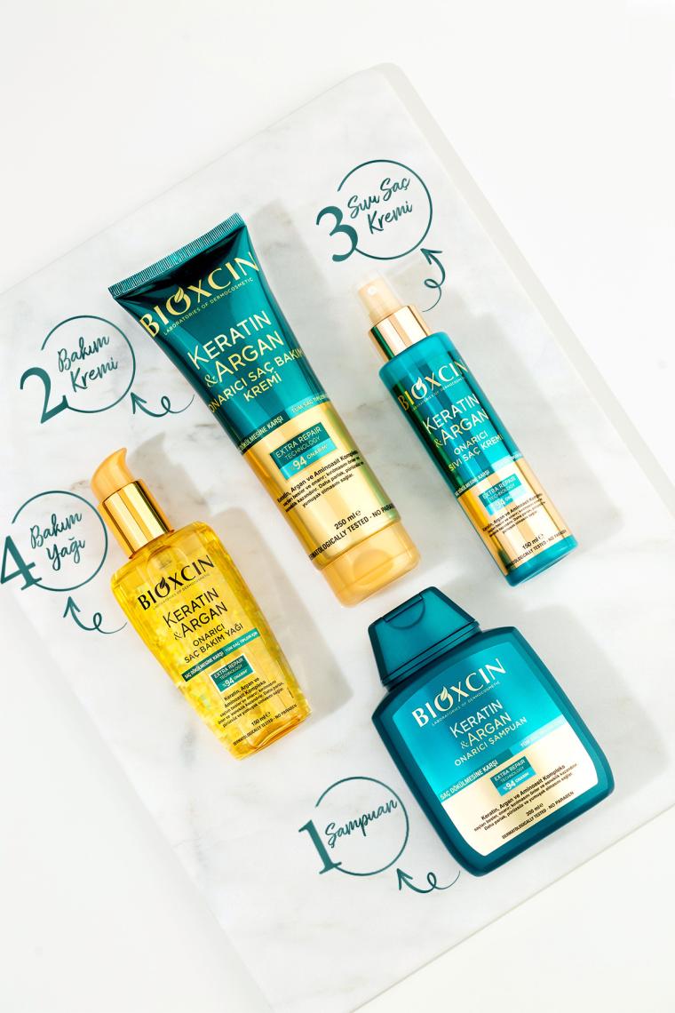 Keratin Argan Onarıcı Saç Bakım Yağı 150 ml Yıpranmış Ve Hasar Görmüş Saçlar