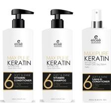 Elose Keratin Seti Şampuan 1000 ml - Krem 1000 ml - Süt 250 ml