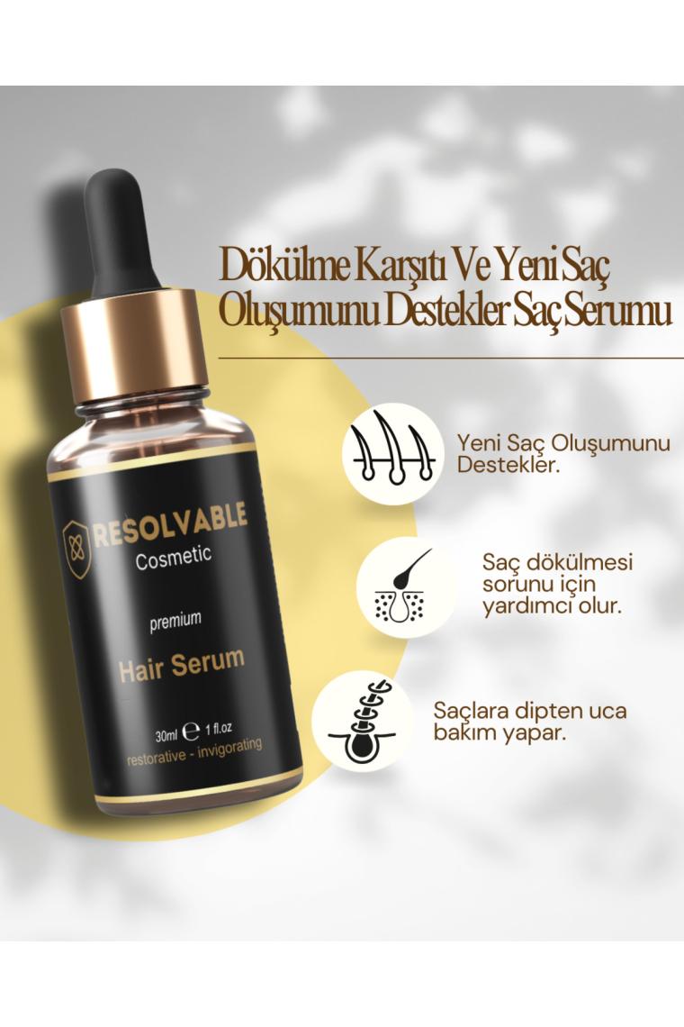 Resolvable Kozmeti̇k Saç Serumu( Hızlı Uzayan SaçlarParlak Bir Görünüm Için Bakım Ürünü)30ml
