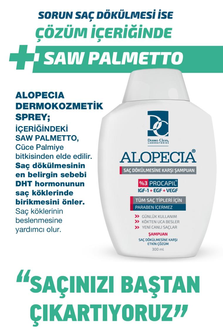 Alopecıa Saç Dökülmesine Karşı Saç Bakım Şampuanı