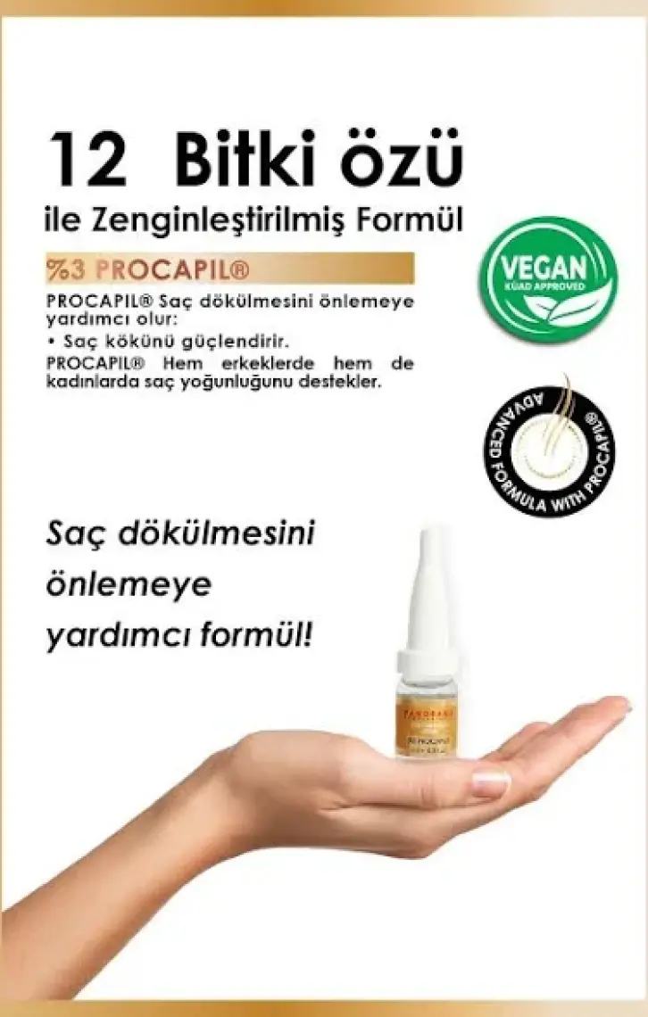 Panorama Professional Ampul Serum (6 Ml*10 Adet) /procapil Içerikli -VEGAN - SÜLFATSIZ