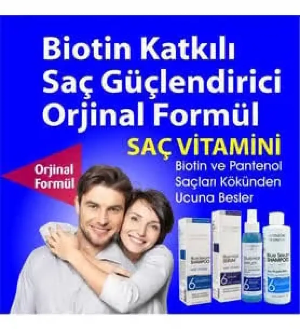 Dermaderm Mavi Saç Bakım Su ve Serumu 125 ml Saç  Serumu - Dermaderm  Vitaminli  Mavi Şampuan 250 ml