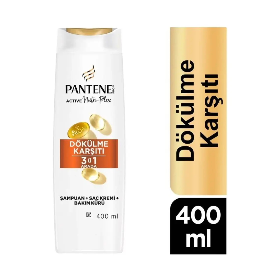 Pantene Saç Dökülmelerine Karşı Etkili 470 ml 3'ü 1 Arada Şampuan ve Saç Bakım Kremi
