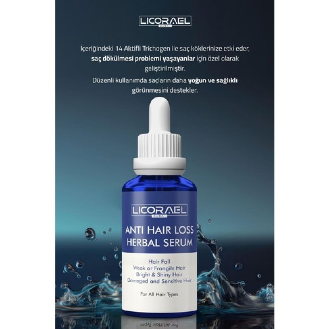 Licorael Dubai Anti Haır Loss Herbal Serum Bitkisel Serum 50 ml