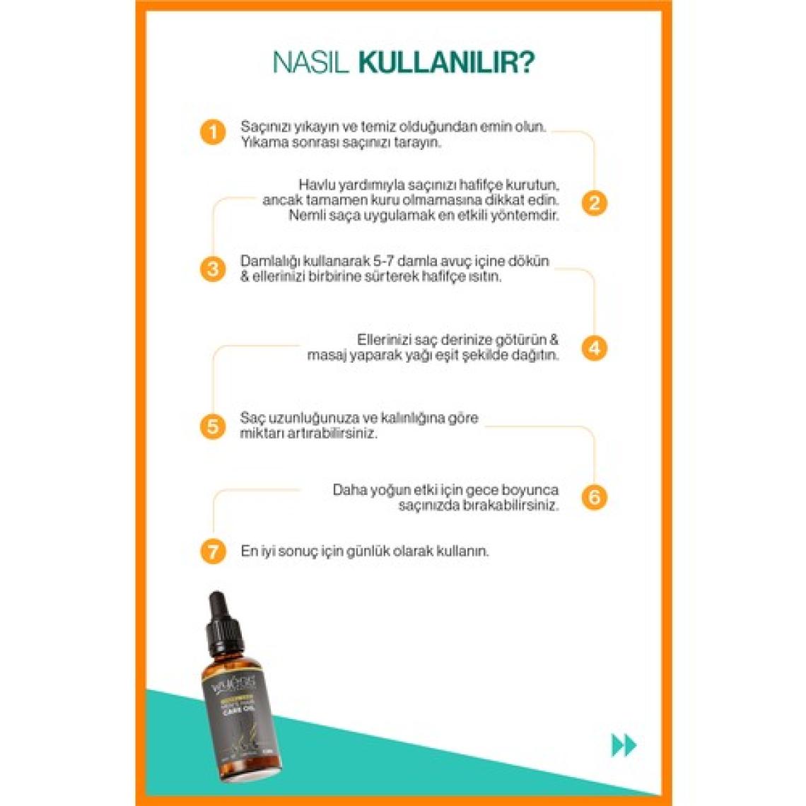 Wyess Erkek Saç Bakım Yağı - Saç Çıkarıcı & Besleyici Etki, E & A Vitaminli 50 ml