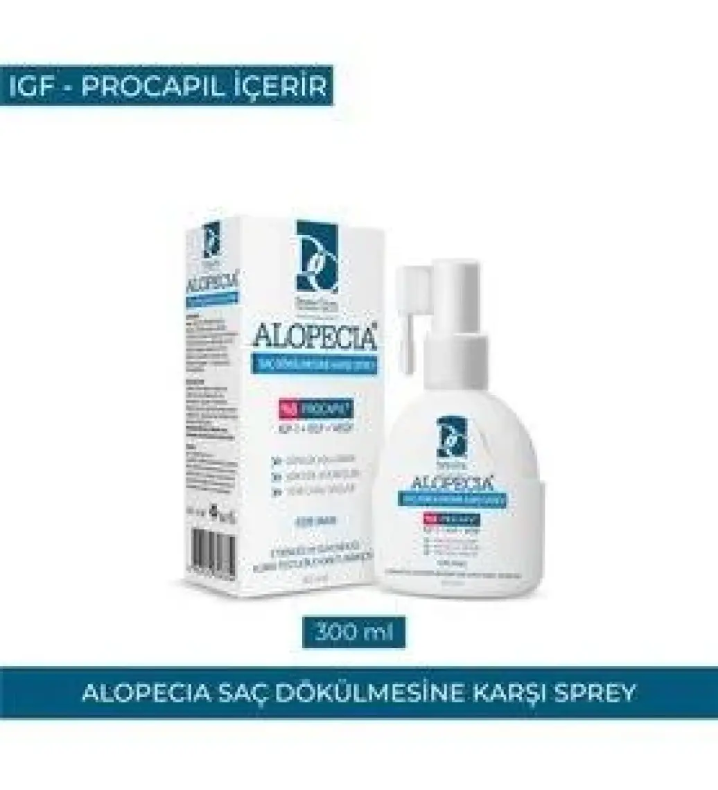 Alopecia Procapil ve IGF İçerikli Serum ve Şampuan Seti (ERKEK)