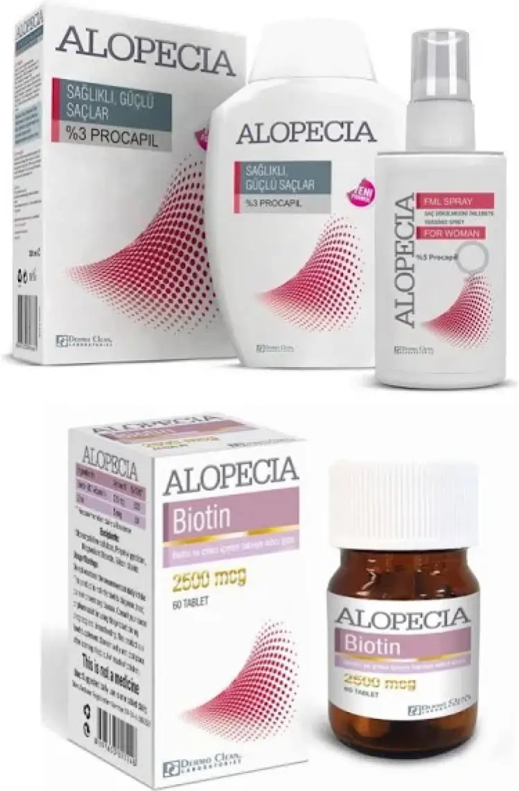 Alopecia Procapil ve IGF İçerikli Kadın Set