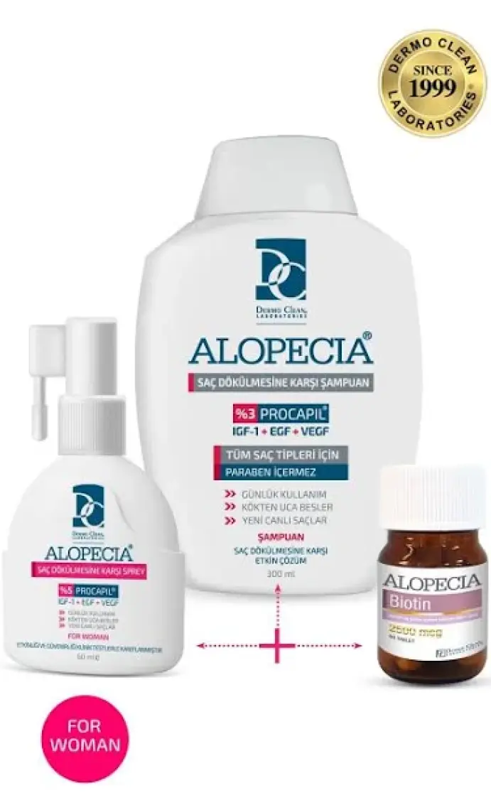 Alopecia Procapil ve IGF İçerikli Kadın Set