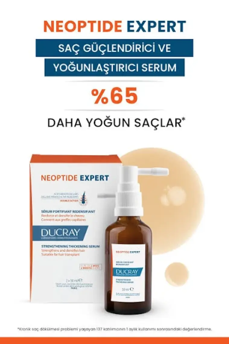 Ducray Neoptide Expert Saç Güçlendirici ve Yoğunlaştırıcı 2 li Serum