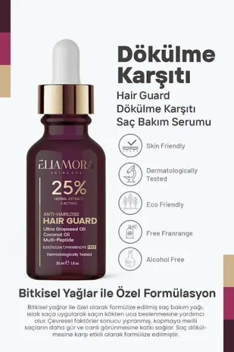 Eliamora  Serum Yıpranmış Saçlara Özel