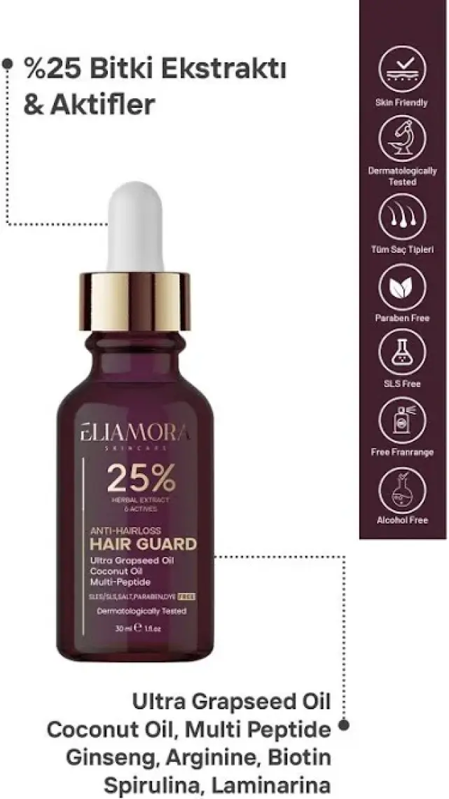 Eliamora  Serum Yıpranmış Saçlara Özel
